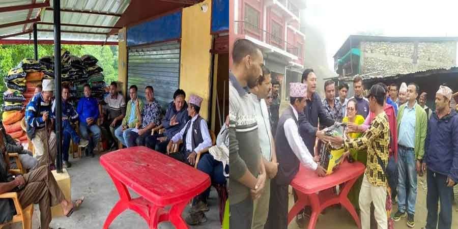 गुल्मीमा बाढी पहिरोको विपद, कांग्रेस उद्दार र राहतमा जुट्दै