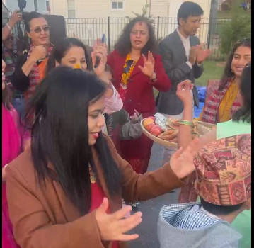 अमेरिकामा पनि रमाईलोका साथ खेलियो देउसी भैलो